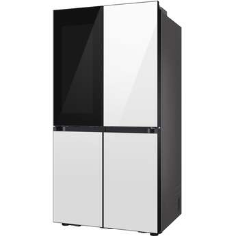 Samsung 36 Inch Smart 4-Door Flex™ French Door Refrigerator with 29 cu. ft. Capacity, FlexZone™, Beverage Zone™, UV Deodorizing Filter, Wi-Fi Enabled, Dual Ice Maker, Door Alarm, Auto Open Door, Slide-In Shelf, and ENERGY STAR®: White Glass — thumbnail 35