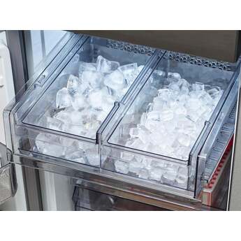 Samsung 36 Inch Smart 4-Door Flex™ French Door Refrigerator with 29 cu. ft. Capacity, AI Family Hub+™, AI Vision Inside™, FlexZone, Beverage Center™, Auto Open Door, Dual Ice Maker, ADA Compliant, and ENERGY STAR®: White Glass — thumbnail 11