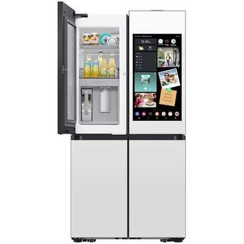 Samsung 36 Inch Smart 4-Door Flex™ French Door Refrigerator with 29 cu. ft. Capacity, AI Family Hub+™, AI Vision Inside™, FlexZone, Beverage Center™, Auto Open Door, Dual Ice Maker, ADA Compliant, and ENERGY STAR®: White Glass — thumbnail 32