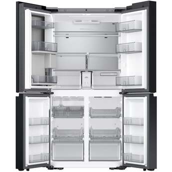 Samsung 36 Inch Smart 4-Door Flex™ French Door Refrigerator with 29 cu. ft. Capacity, AI Family Hub+™, AI Vision Inside™, FlexZone, Beverage Center™, Auto Open Door, Dual Ice Maker, ADA Compliant, and ENERGY STAR®: White Glass — thumbnail 8