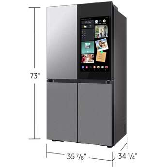 Samsung RF29DB9900QD 36 Inch Smart 4-Door Flex™ French Door Refrigerator Stainless Steel — thumbnail 35