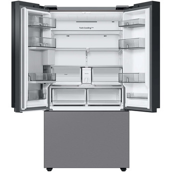 Samsung RF30BB6600QL BESPOKE Series 36 Inch Stainless Steel French Door Refrigerator — thumbnail 2