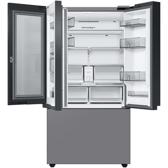 Samsung RF30BB6600QL BESPOKE Series 36 Inch Stainless Steel French Door Refrigerator — thumbnail 5