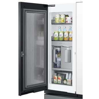 Samsung RF30BB69006M BESPOKE Series 36 Inch White Glass over Grey Glass French Door Refrigerator — thumbnail 17