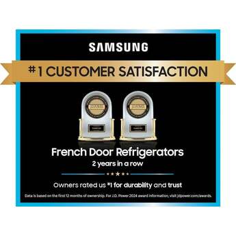 Samsung RF30BB69006M BESPOKE Series 36 Inch White Glass over Grey Glass French Door Refrigerator — thumbnail 18