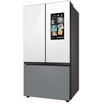 Samsung RF30BB69006M BESPOKE Series 36 Inch White Glass over Grey Glass French Door Refrigerator — thumbnail 19