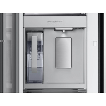 Samsung RF30BB69006M BESPOKE Series 36 Inch White Glass over Grey Glass French Door Refrigerator — thumbnail 5