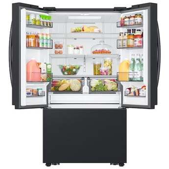 Samsung RF32CG5100MT Matte Black Steel French Door Refrigerator — thumbnail 3