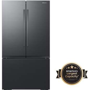 Samsung RF32CG5100MT Matte Black Steel French Door Refrigerator — thumbnail 6