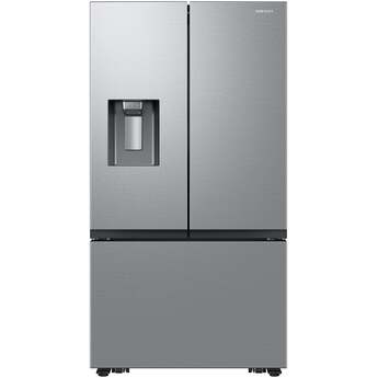 Samsung 36 Inch, 31 Cu. Ft. French Door Refrigerator With External Water And Ice Dispenser: Stainless Steel