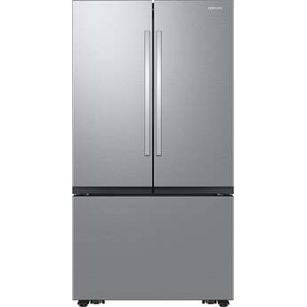Samsung 36 Inch Freestanding 3-Door French Door Refrigerator with 32 cu. ft. Total Capacity, Power Cool & Power Freeze, Auto Ice Maker, AI Energy Mode, Wi-Fi, ADA Compliant, and Energy Star Rated: Fingerprint Resistant Stainless Steel — thumbnail 12