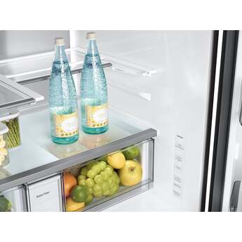 Samsung 36 Inch Counter-Depth Smart 4-Door French Door Refrigerator with 23 cu. ft. Total Capacity, Beverage Center™, FlexZone™ Drawer, Door Alarm, Twin Cooling Plus™, Wi-Fi, Ice Maker, ADA-Compliant, and ENERGY STAR® Certified: Stainless Steel — thumbnail 10
