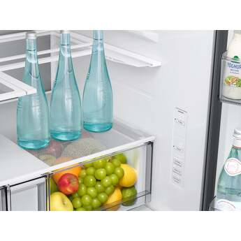 Samsung 36 Inch Counter Depth 3-Door French Door Refrigerator with 24 cu. ft. Total Capacity, Power Cool & Power Freeze, Three Ice Types, Sphere Ice?, AI Precise Cooling, Wi-Fi, ADA Compliant, and Energy Star Rated: Fingerprint Resistant Stainless Steel — thumbnail 6