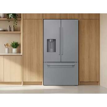 Samsung 36 Inch Freestanding 3-Door French Door Refrigerator with 29 cu. ft. Total Capacity, Power Cool & Power Freeze, Three Ice Types, Sphere Ice, AI Precise Cooling, Wi-Fi, ADA Compliant, and Energy Star Rated: Fingerprint Resistant Stainless Steel — thumbnail 19