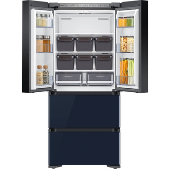 Samsung RQ48T94B277 32 Inch French Door Refrigerator, in White and Navy Glass — thumbnail 11