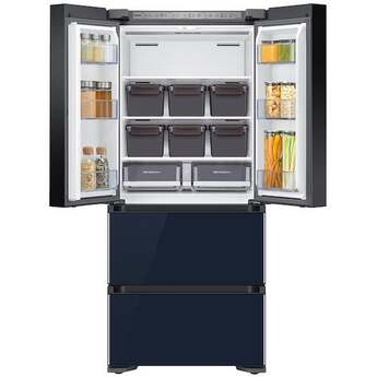 Samsung RQ48T94B277 32 Inch French Door Refrigerator, in White and Navy Glass — thumbnail 12