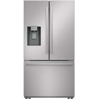 Sharp 36 Inch 28.9 Cu. Ft. Stainless Steel French Door Refrigerator: Stainless Steel