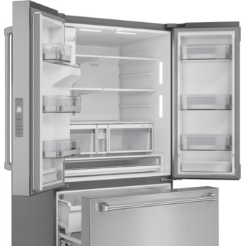 Thor 36 Inch 28.9 Cu. Ft. Capacity French Door Refrigerator With External Dispenser And Dual Ice Maker: Stainless Steel — thumbnail 11