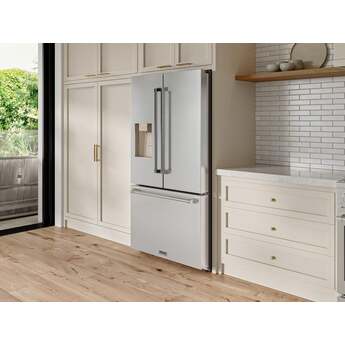 Thor 36 Inch 28.9 Cu. Ft. Capacity French Door Refrigerator With External Dispenser And Dual Ice Maker: Stainless Steel — thumbnail 2