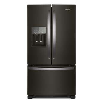 Whirlpool 36" 25 cu. ft. Fingerprint-Resistant Black Stainless Steel French Door Refrigerator - ADA Compliant