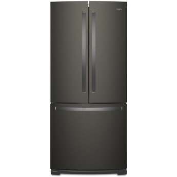 Whirlpool 30" 19.7 cu. ft. Black Stainless Steel French Door Refrigerator - Energy Star