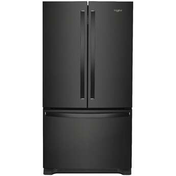 Whirlpool 36 Inch, 20 Cu. Ft., Counter-Depth, French Door Bottom Mount Refrigerator: Black — thumbnail 10