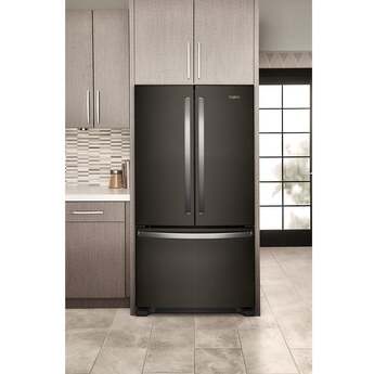 Whirlpool 36 Inch, 20 Cu. Ft., Counter-Depth, French Door Bottom Mount Refrigerator: Black — thumbnail 13
