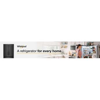 Whirlpool 36 Inch, 20 Cu. Ft., Counter-Depth, French Door Bottom Mount Refrigerator: Black — thumbnail 23