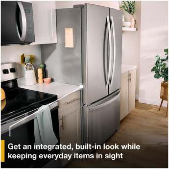 Whirlpool 36 Inch, 20 Cu. Ft., Counter-Depth, French Door Bottom Mount Refrigerator: Black — thumbnail 32
