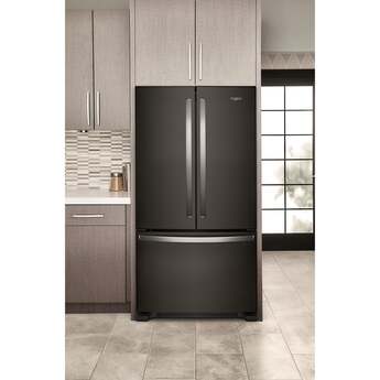 Whirlpool 36 Inch, 20 Cu. Ft., Counter-Depth, French Door Bottom Mount Refrigerator: Black — thumbnail 35