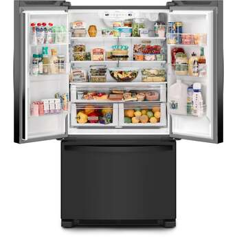 Whirlpool 36 Inch, 20 Cu. Ft., Counter-Depth, French Door Bottom Mount Refrigerator: Black — thumbnail 42