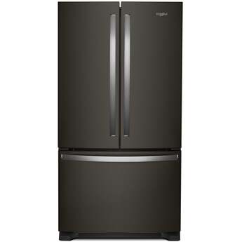Whirlpool 36 Inch, 20 Cu. Ft., Counter-Depth, French Door Bottom Mount Refrigerator: Black Stainless Steel — thumbnail 10