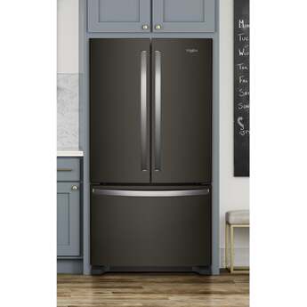 Whirlpool 36 Inch, 20 Cu. Ft., Counter-Depth, French Door Bottom Mount Refrigerator: Black Stainless Steel — thumbnail 17