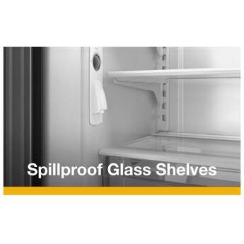 Whirlpool 36 Inch, 20 Cu. Ft., Counter-Depth, French Door Bottom Mount Refrigerator: Black Stainless Steel — thumbnail 18