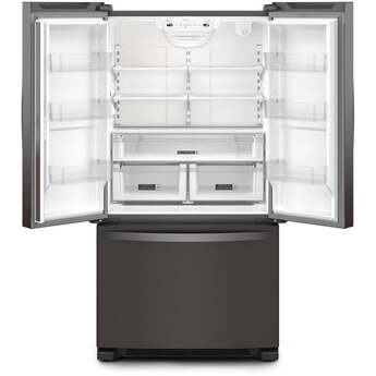 Whirlpool 36 Inch, 20 Cu. Ft., Counter-Depth, French Door Bottom Mount Refrigerator: Black Stainless Steel — thumbnail 25