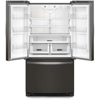 Whirlpool 36 Inch, 20 Cu. Ft., Counter-Depth, French Door Bottom Mount Refrigerator: Black Stainless Steel — thumbnail 33