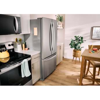 Whirlpool 36 Inch, 20 Cu. Ft., Counter-Depth, French Door Bottom Mount Refrigerator: Black Stainless Steel — thumbnail 47