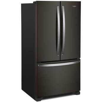 Whirlpool 36 Inch, 20 Cu. Ft., Counter-Depth, French Door Bottom Mount Refrigerator: Black Stainless Steel — thumbnail 48