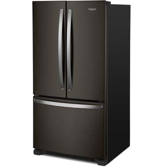 Whirlpool 36 Inch, 20 Cu. Ft., Counter-Depth, French Door Bottom Mount Refrigerator: Black Stainless Steel — thumbnail 49