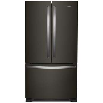 Whirlpool 36 Inch, 20 Cu. Ft., Counter-Depth, French Door Bottom Mount Refrigerator: Black Stainless Steel — thumbnail 7