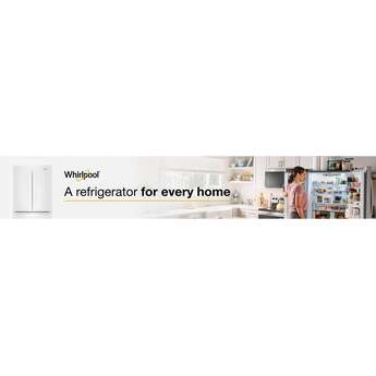 Whirlpool 36 Inch, 20 Cu. Ft., Counter-Depth, French Door Bottom Mount Refrigerator: White — thumbnail 46