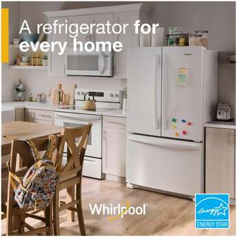 Whirlpool 36 Inch, 20 Cu. Ft., Counter-Depth, French Door Bottom Mount Refrigerator: White — thumbnail 47
