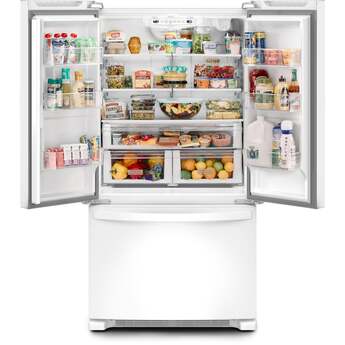 Whirlpool 36 Inch, 20 Cu. Ft., Counter-Depth, French Door Bottom Mount Refrigerator: White — thumbnail 48