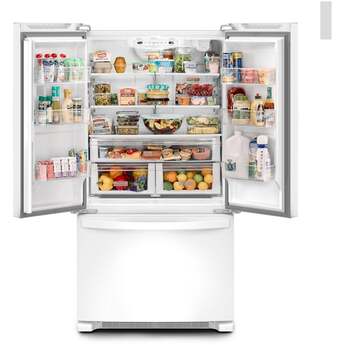Whirlpool 36 Inch, 20 Cu. Ft., Counter-Depth, French Door Bottom Mount Refrigerator: White — thumbnail 49