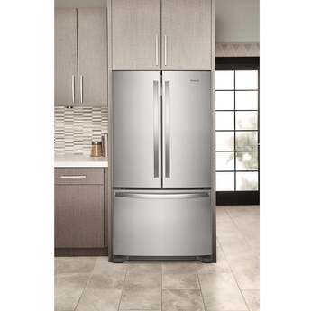 Whirlpool 36 Inch, 20 Cu. Ft., Counter-Depth, French Door Bottom Mount Refrigerator: Stainless Steel — thumbnail 18