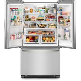 Whirlpool 36 Inch, 20 Cu. Ft., Counter-Depth, French Door Bottom Mount Refrigerator: Stainless Steel — thumbnail 19