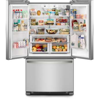 Whirlpool 36 Inch, 20 Cu. Ft., Counter-Depth, French Door Bottom Mount Refrigerator: Stainless Steel — thumbnail 20