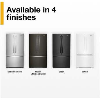 Whirlpool 36 Inch, 20 Cu. Ft., Counter-Depth, French Door Bottom Mount Refrigerator: Stainless Steel — thumbnail 34