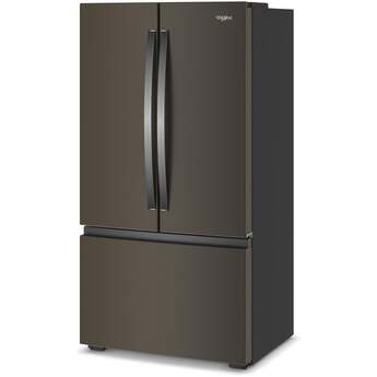 Whirlpool 36" French Door Refrigerator: Fingerprint-Resistant Black Stainless Steel — thumbnail 4