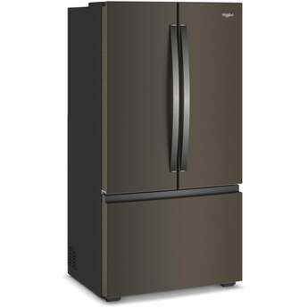 Whirlpool 36" French Door Refrigerator: Fingerprint-Resistant Black Stainless Steel — thumbnail 8